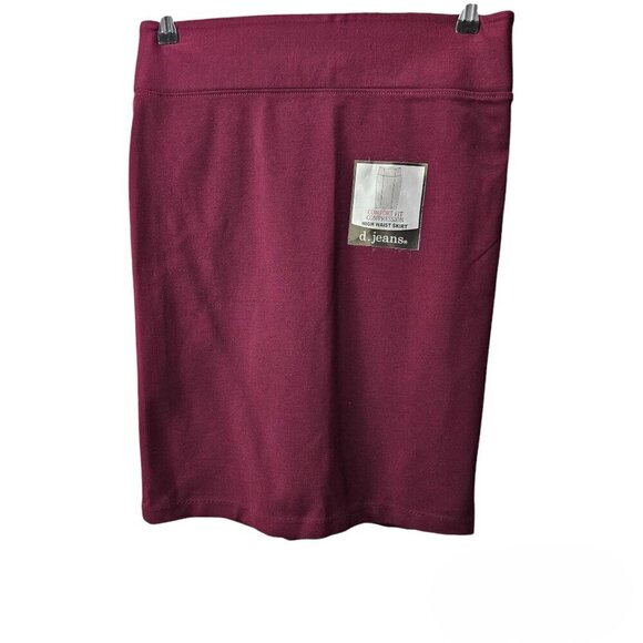 ❤️253 D. Jeans Pull On High Waist Comfort Compressed Skirt - Picture 1 of 6